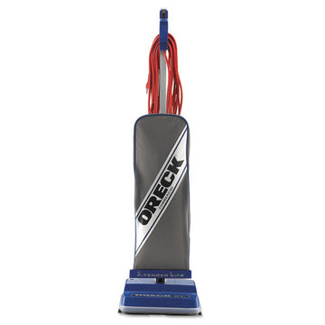 Oreck Commercial Xl Upright Vacuum, 12" Cleaning Path, Gray-blue freeshipping - TVN Wholesale